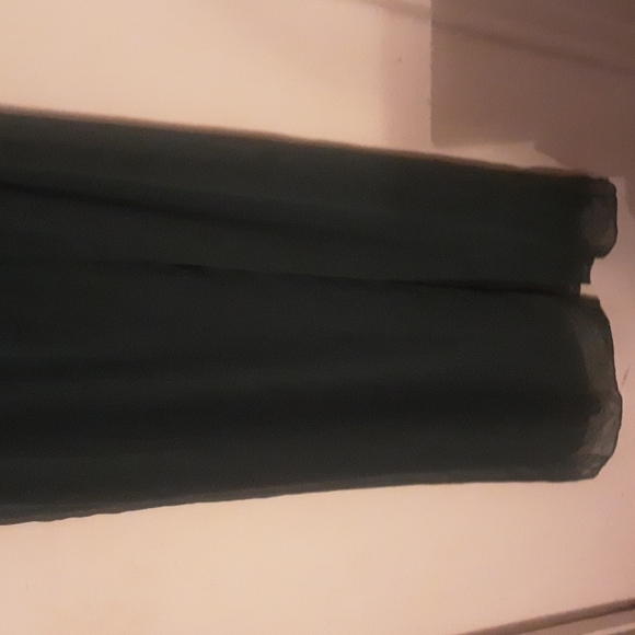 One Shoulder Kelly Green Evening Dress Sz 8 - Picture 3 of 6